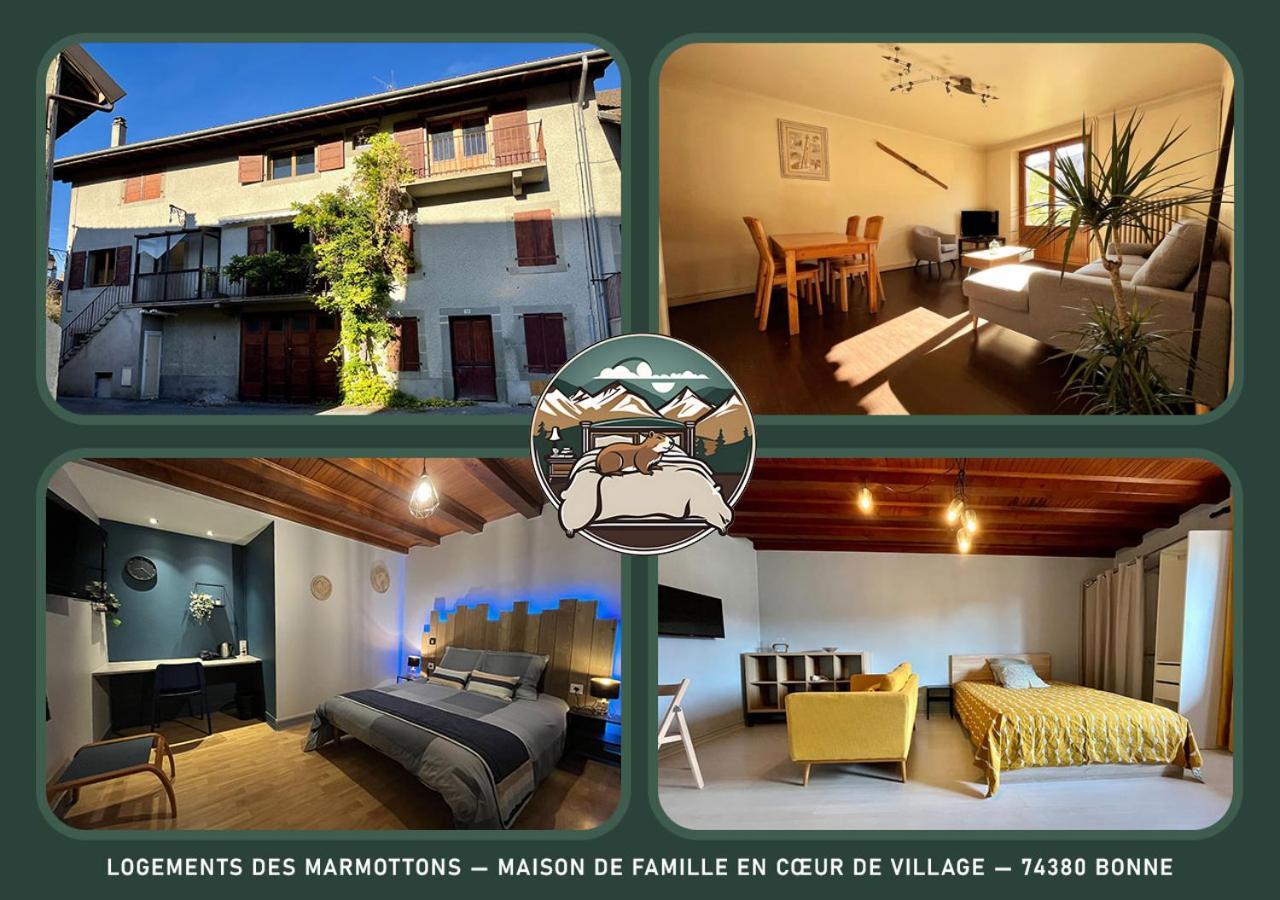 Logements Des Marmottons - Coeur De Village A Bonne-sur-Ménoge Dış mekan fotoğraf